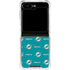 NFL Miami Dolphins Blitz Series Galaxy Z Flip5 5G Clear Case
