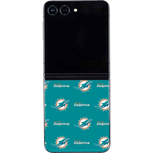 NFL Miami Dolphins Blitz Series Galaxy Z Flip5 5G Skin