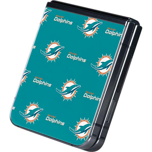 NFL Miami Dolphins Blitz Series Galaxy Z Flip5 5G Skin