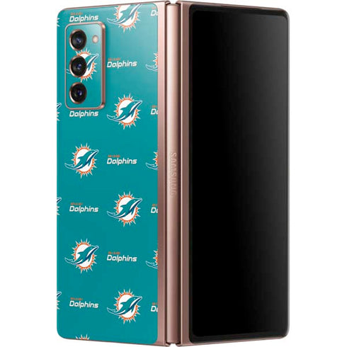 NFL Miami Dolphins Blitz Series Galaxy Z Fold2 5G Skin