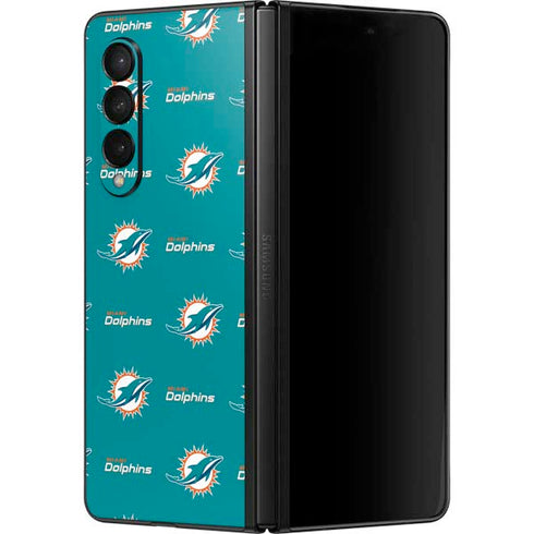 NFL Miami Dolphins Blitz Series Galaxy Z Fold3 5G Skin