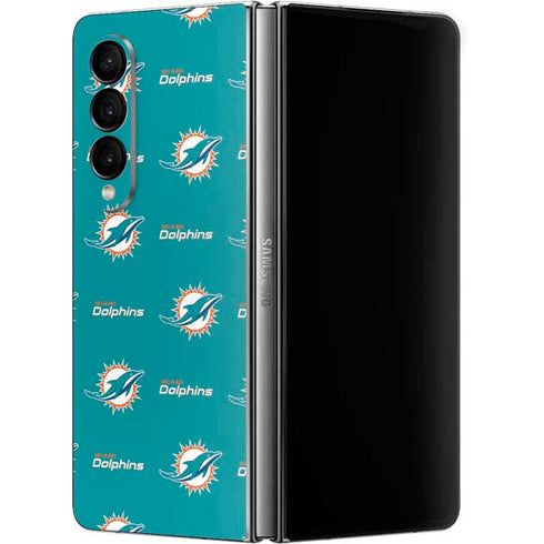 NFL Miami Dolphins Blitz Series Galaxy Z Fold4 5G Skin