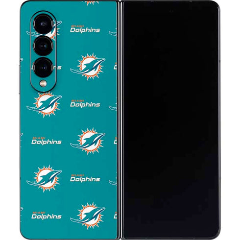 NFL Miami Dolphins Blitz Series Galaxy Z Fold4 5G Skin