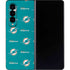 NFL Miami Dolphins Blitz Series Galaxy Z Fold4 5G Skin