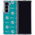 NFL Miami Dolphins Blitz Series Galaxy Z Fold5 5G Clear Case