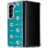 NFL Miami Dolphins Blitz Series Galaxy Z Fold5 5G Clear Case