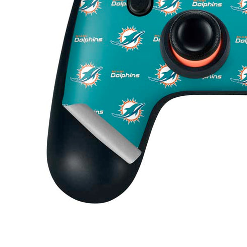 NFL Miami Dolphins Blitz Series Google Stadia Controller Skin