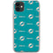 NFL Miami Dolphins Blitz Series iPhone 11 Clear Case