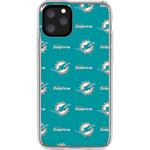 NFL Miami Dolphins Blitz Series iPhone 11 Pro Clear Case