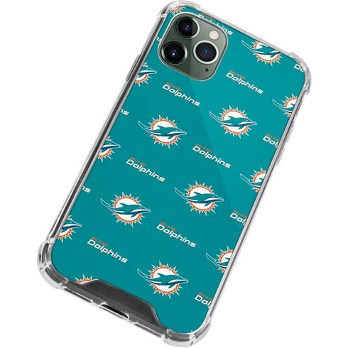 NFL Miami Dolphins Blitz Series iPhone 11 Pro Max Clear Case
