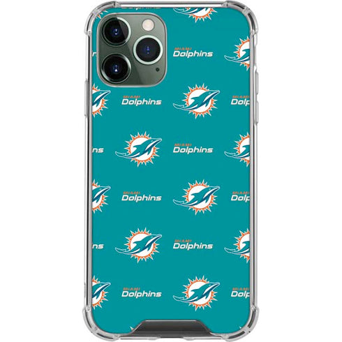 NFL Miami Dolphins Blitz Series iPhone 11 Pro Max Clear Case