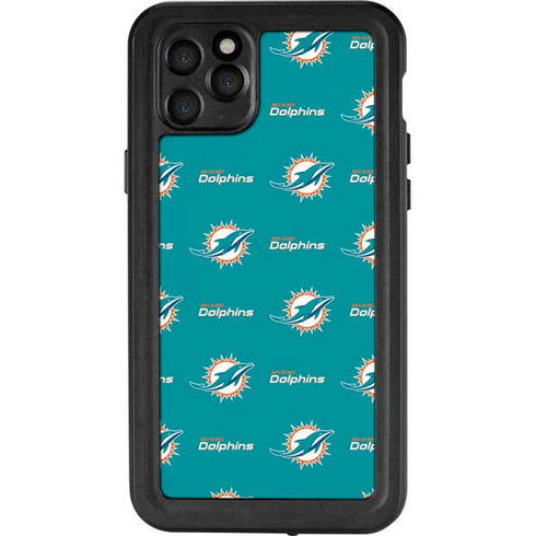 NFL Miami Dolphins Blitz Series iPhone 11 Pro Max Waterproof Case