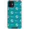 NFL Miami Dolphins Blitz Series iPhone 12 Clear Case