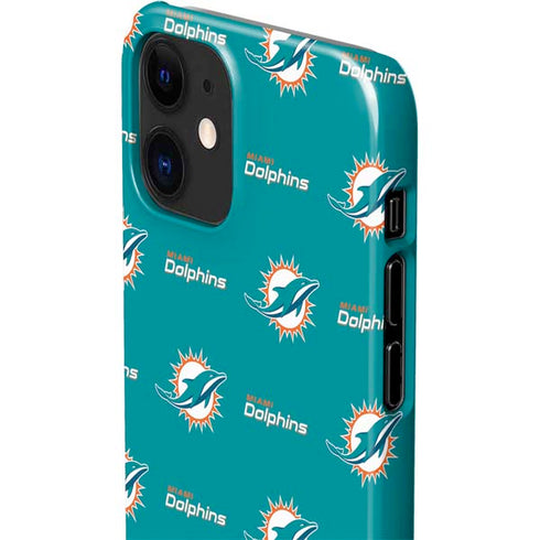 NFL Miami Dolphins Blitz Series iPhone 12 Mini Lite Case