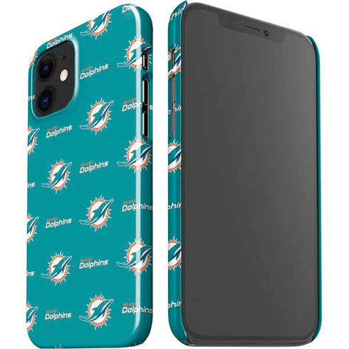 NFL Miami Dolphins Blitz Series iPhone 12 Mini Lite Case