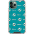 NFL Miami Dolphins Blitz Series iPhone 12 Pro Clear Case