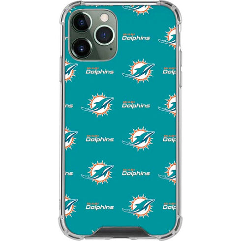 NFL Miami Dolphins Blitz Series iPhone 12 Pro Max Clear Case