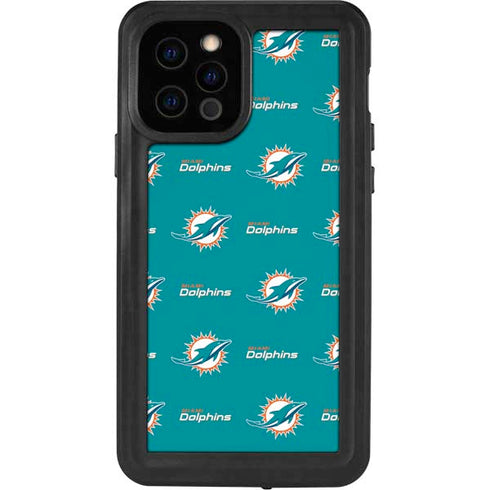 NFL Miami Dolphins Blitz Series iPhone 12 Pro Waterproof Case