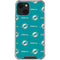 NFL Miami Dolphins Blitz Series iPhone 13 Mini Clear Case
