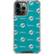 NFL Miami Dolphins Blitz Series iPhone 13 Pro Max Clear Case