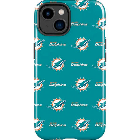 NFL Miami Dolphins Blitz Series iPhone 15 Plus Impact Case