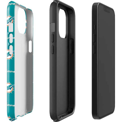 NFL Miami Dolphins Blitz Series iPhone 15 Plus Impact Case