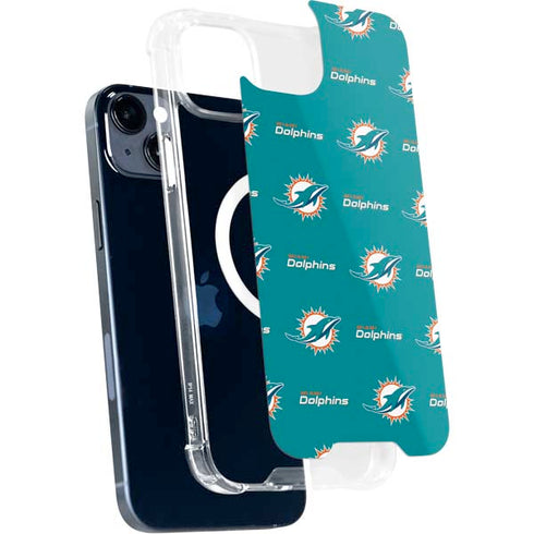 NFL Miami Dolphins Blitz Series iPhone 15 Plus MagSafe Case