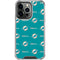 NFL Miami Dolphins Blitz Series iPhone 15 Pro Clear Case