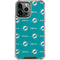 NFL Miami Dolphins Blitz Series iPhone 15 Pro Max Clear Case