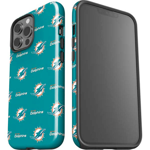 NFL Miami Dolphins Blitz Series iPhone 15 Pro Max Impact Case