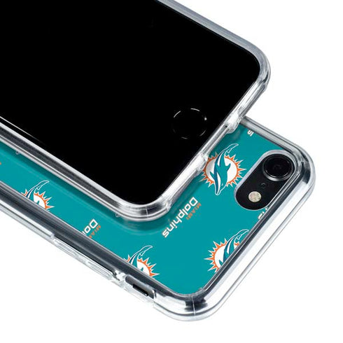 NFL Miami Dolphins Blitz Series iPhone SE (2nd & 3rd Gen) Clear Case