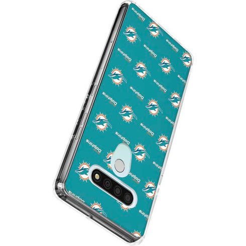 NFL Miami Dolphins Blitz Series LG Stylo 6 Clear Case