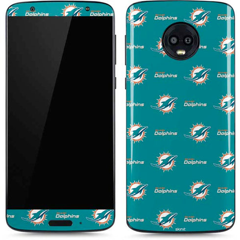 NFL Miami Dolphins Blitz Series Moto G6 Skin