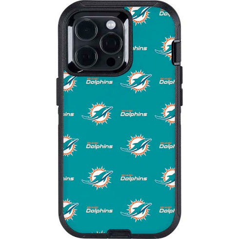 NFL Miami Dolphins Blitz Series Otterbox Defender iPhone Skin
