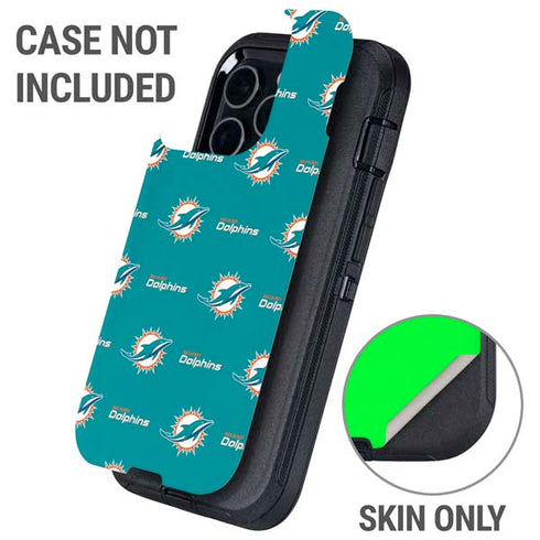 NFL Miami Dolphins Blitz Series Otterbox Defender iPhone Skin