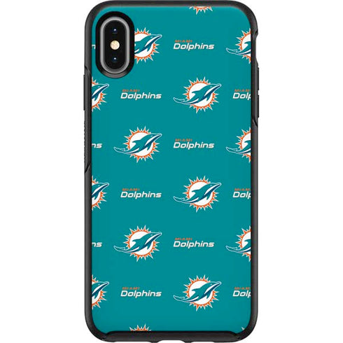 NFL Miami Dolphins Blitz Series Otterbox Symmetry iPhone Skin