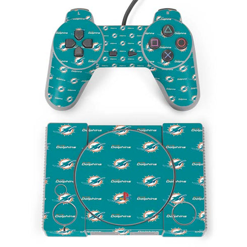 NFL Miami Dolphins Blitz Series PlayStation Classic Bundle Skin