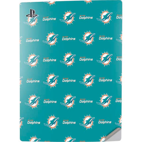NFL Miami Dolphins Blitz Series PS5 Digital Edition Console Skin