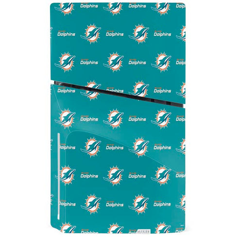 NFL Miami Dolphins Blitz Series PS5 Slim Disk Bundle Skin