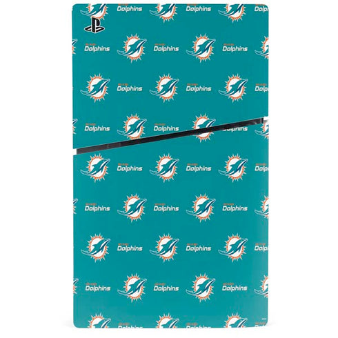 NFL Miami Dolphins Blitz Series PS5 Slim Digital Edition Bundle Skin