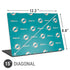 NFL Miami Dolphins Blitz Series Universal Laptop 15in (12.2 x 8.8in) Skin