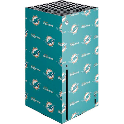 NFL Miami Dolphins Blitz Series Xbox Series X Console Skin
