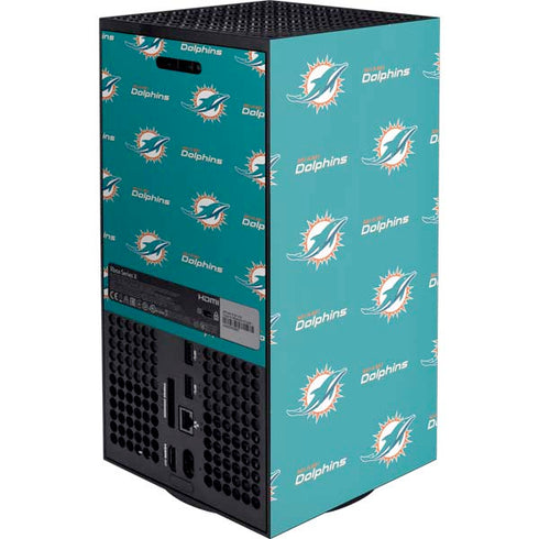 NFL Miami Dolphins Blitz Series Xbox Series X Console Skin