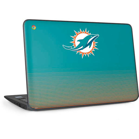 NFL Miami Dolphins Breakaway HP Chromebook Skin