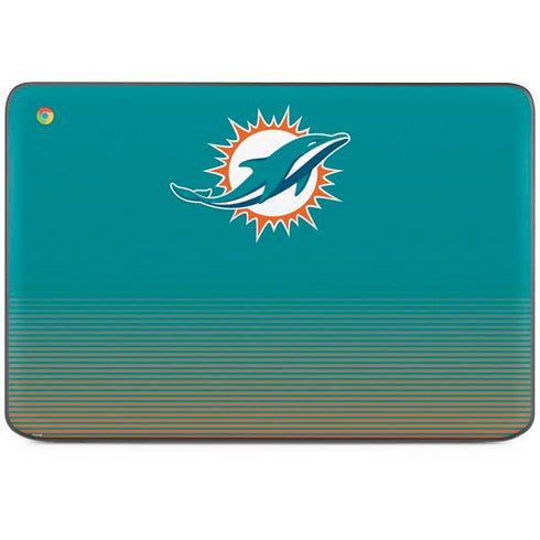 NFL Miami Dolphins Breakaway HP Chromebook Skin