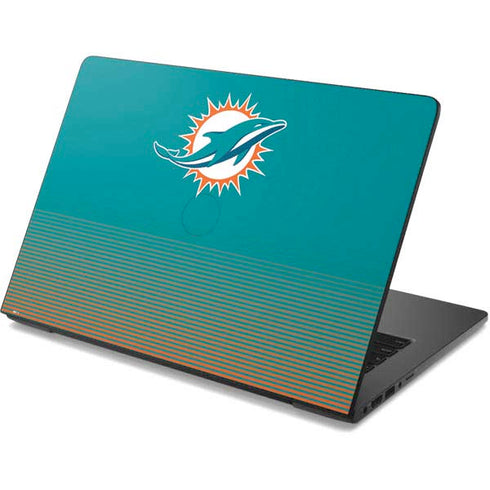 NFL Miami Dolphins Breakaway Dell Chromebook Skin