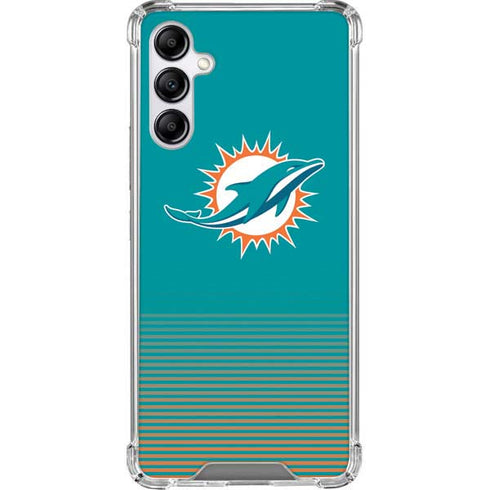 NFL Miami Dolphins Breakaway Galaxy A14 5G Clear Case