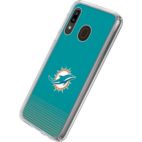 NFL Miami Dolphins Breakaway Galaxy A20 Clear Case