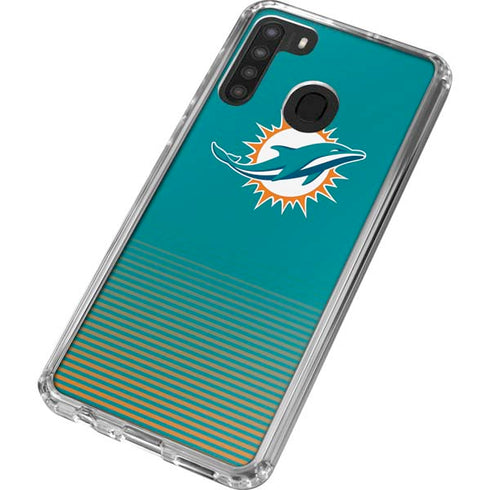 NFL Miami Dolphins Breakaway Galaxy A21 Clear Case