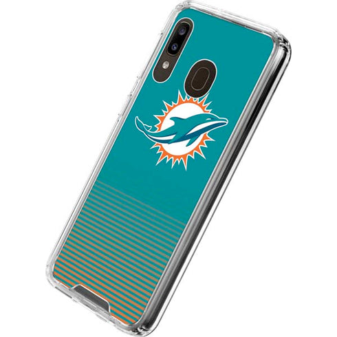 NFL Miami Dolphins Breakaway Galaxy A30 Clear Case